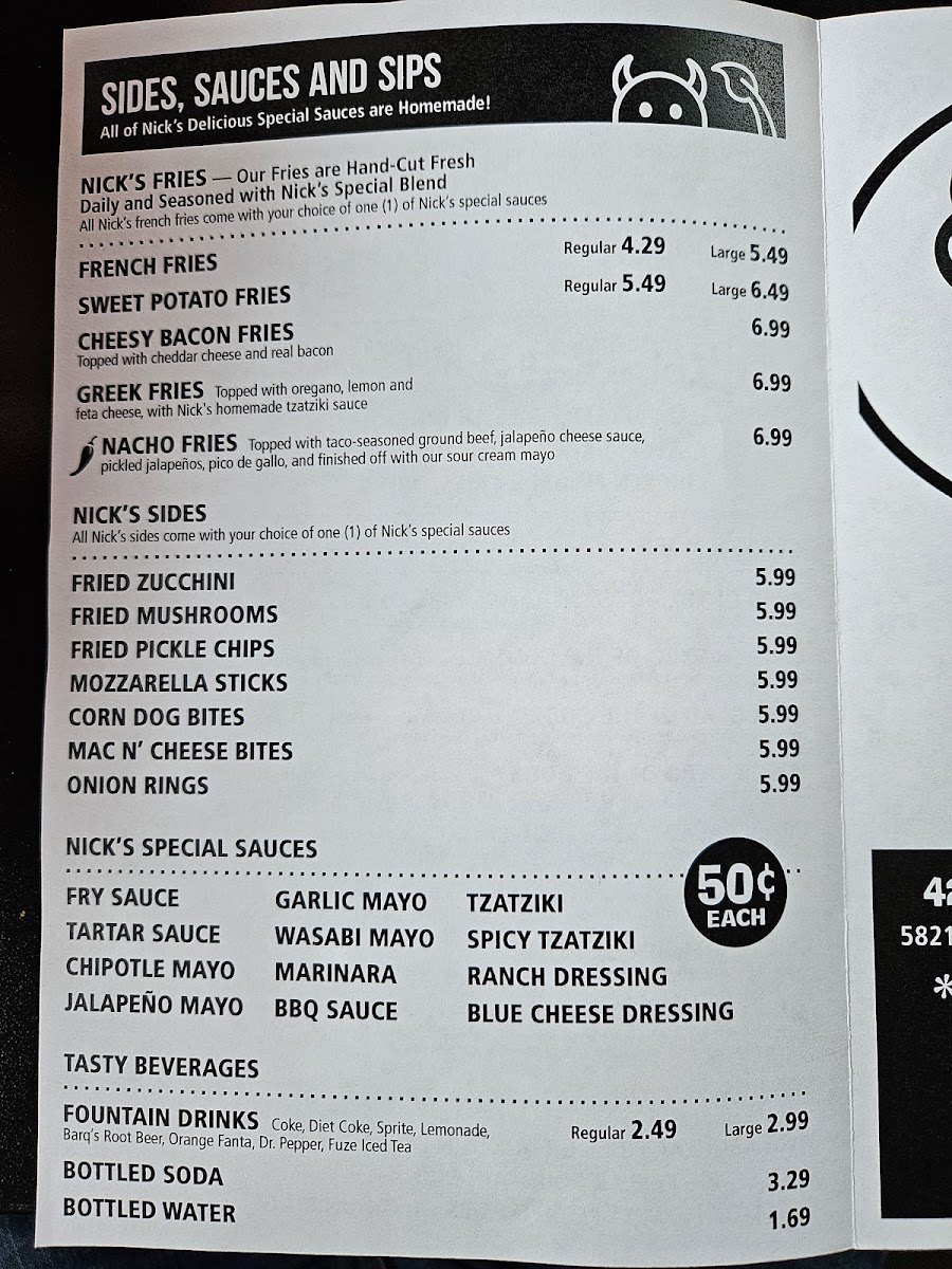 Nick's Jr Burgers & Gyros Menu - Image 6